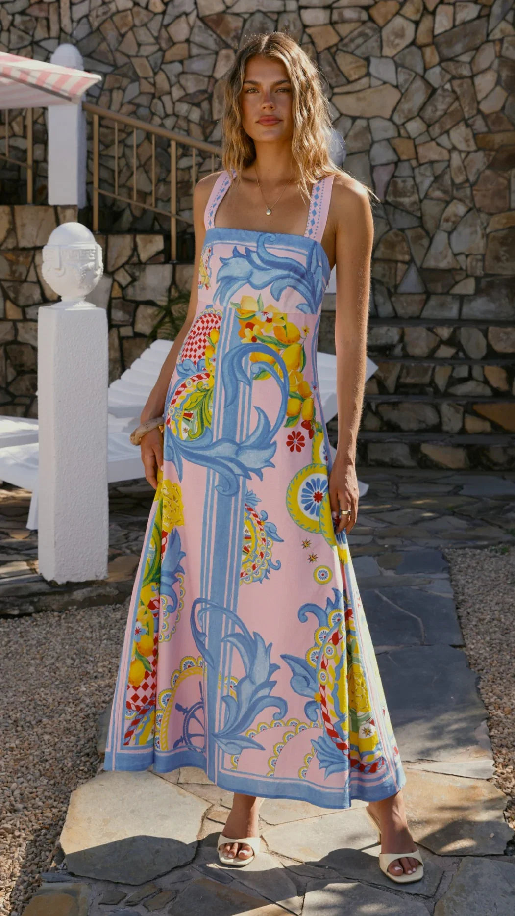 Sella Maxi Dress Summer in Sicily
