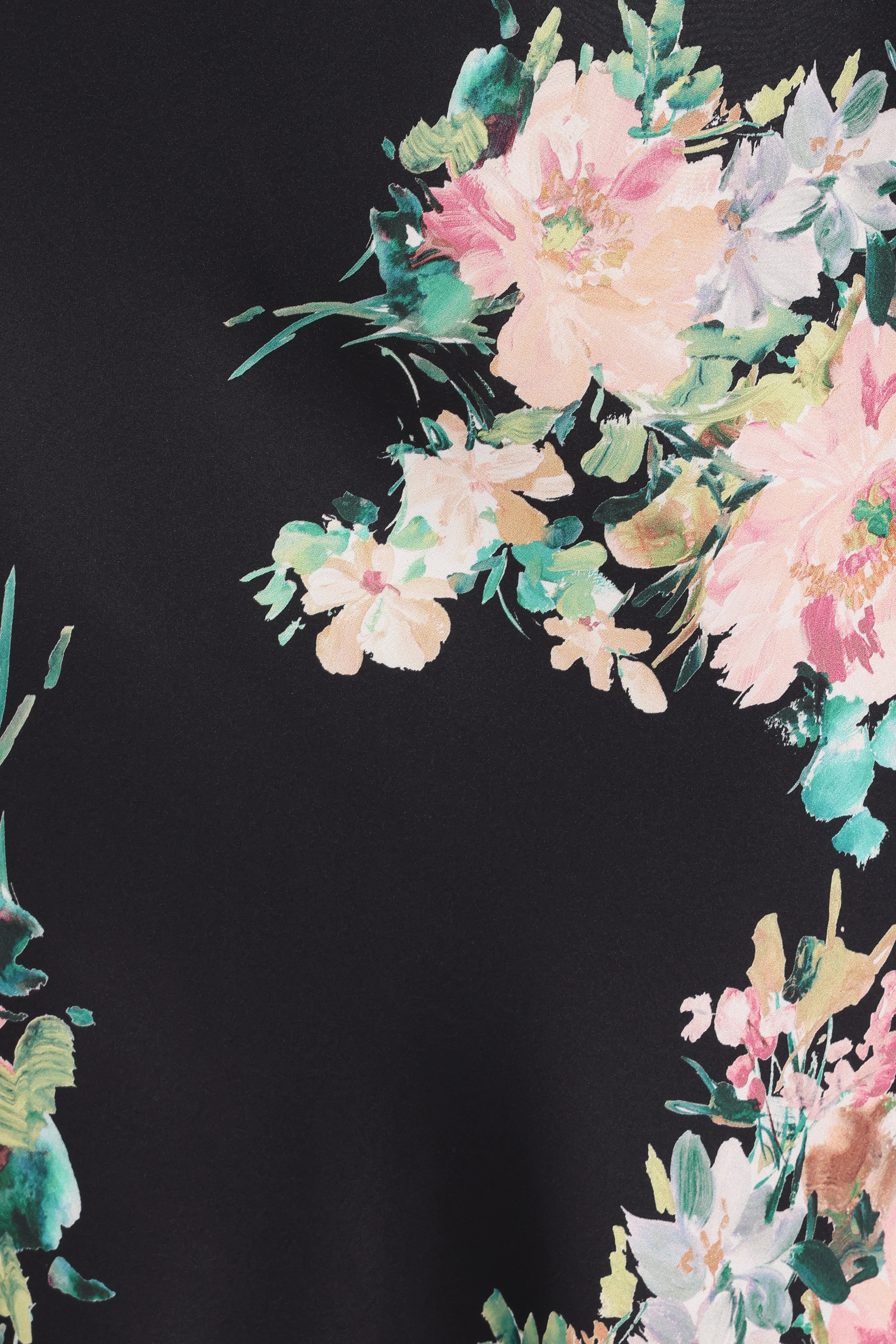 Velman Skirt Black Floral