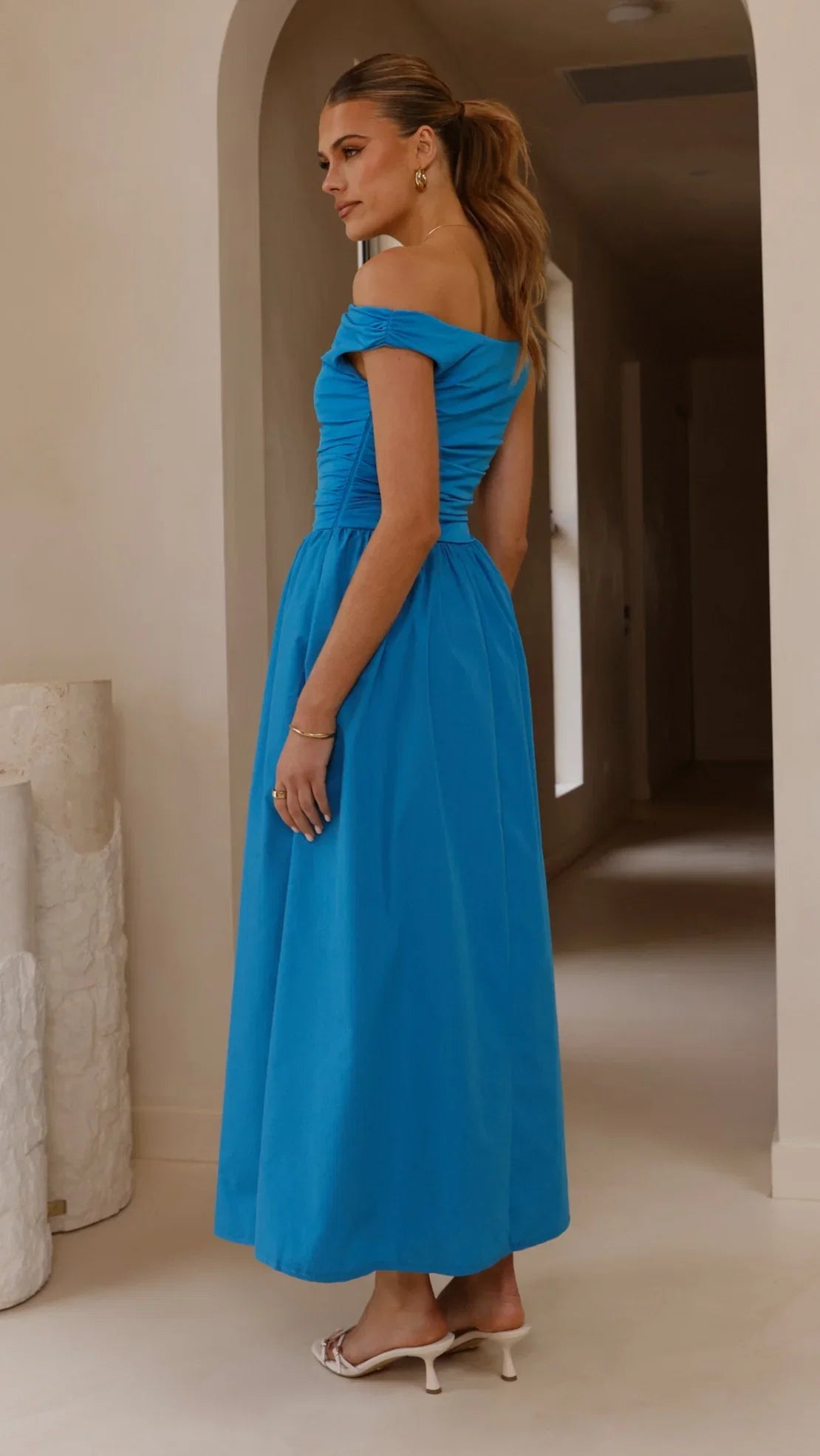 Immy Midi Dress Blue