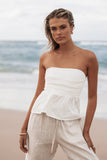 Maia Top White
