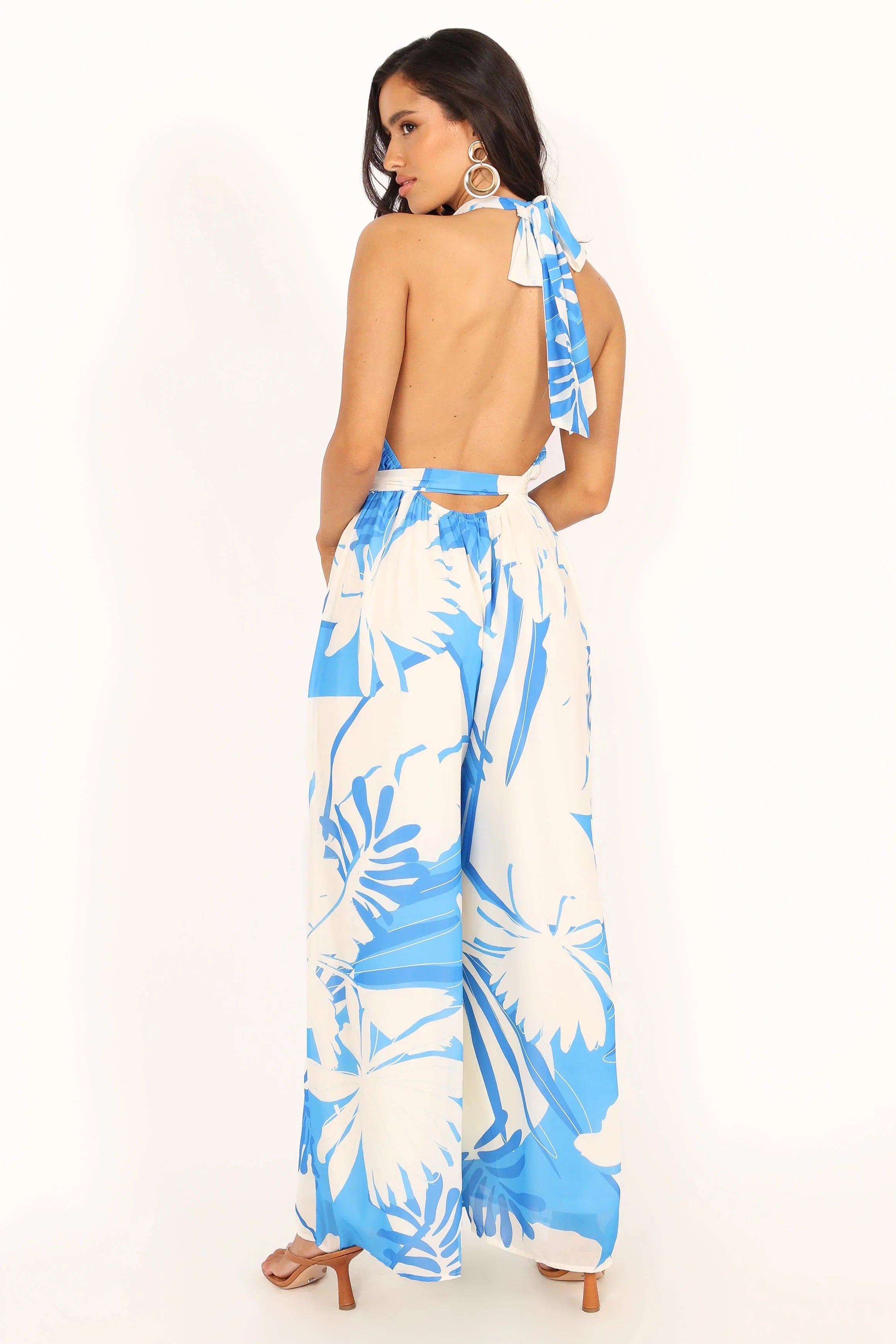 Aminah Jumpsuit Blue Floral