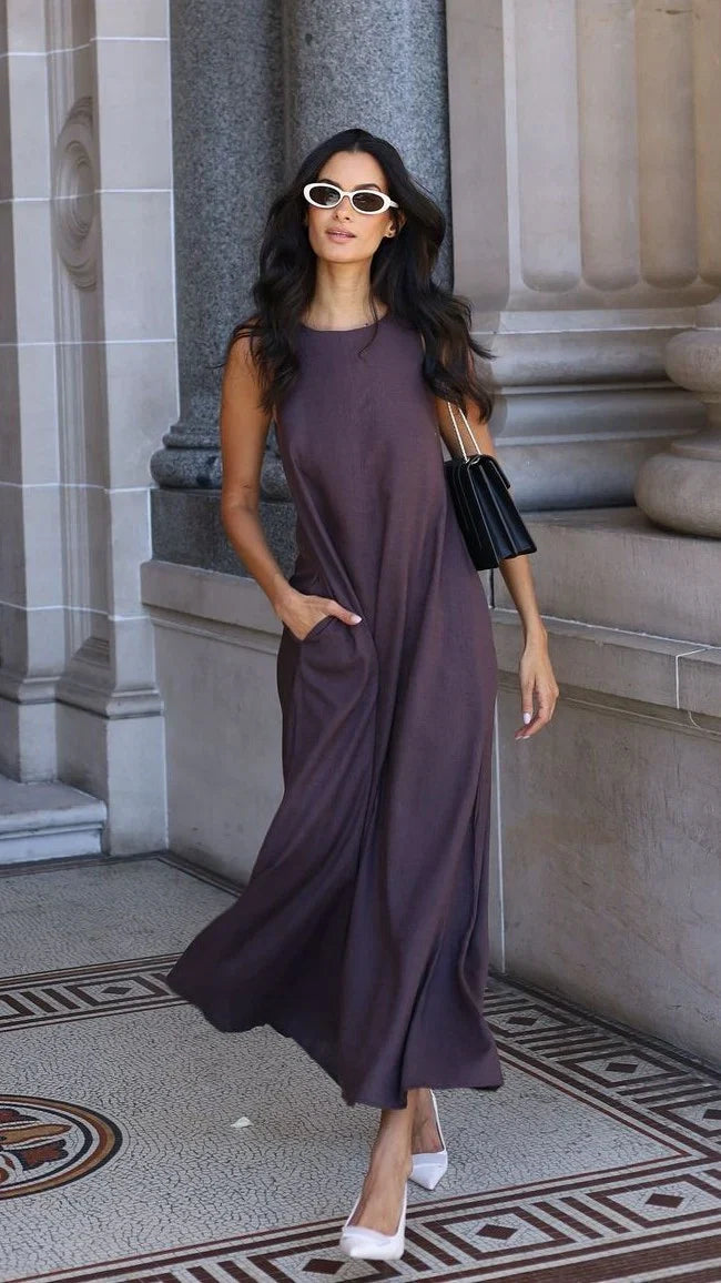 Darcy Maxi Dress Chocolate