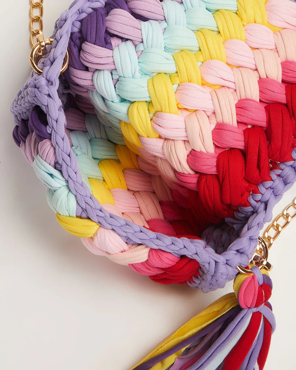 Resort Only Braided Top Handle Bag