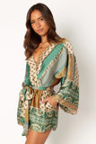 Elyse Romper Green