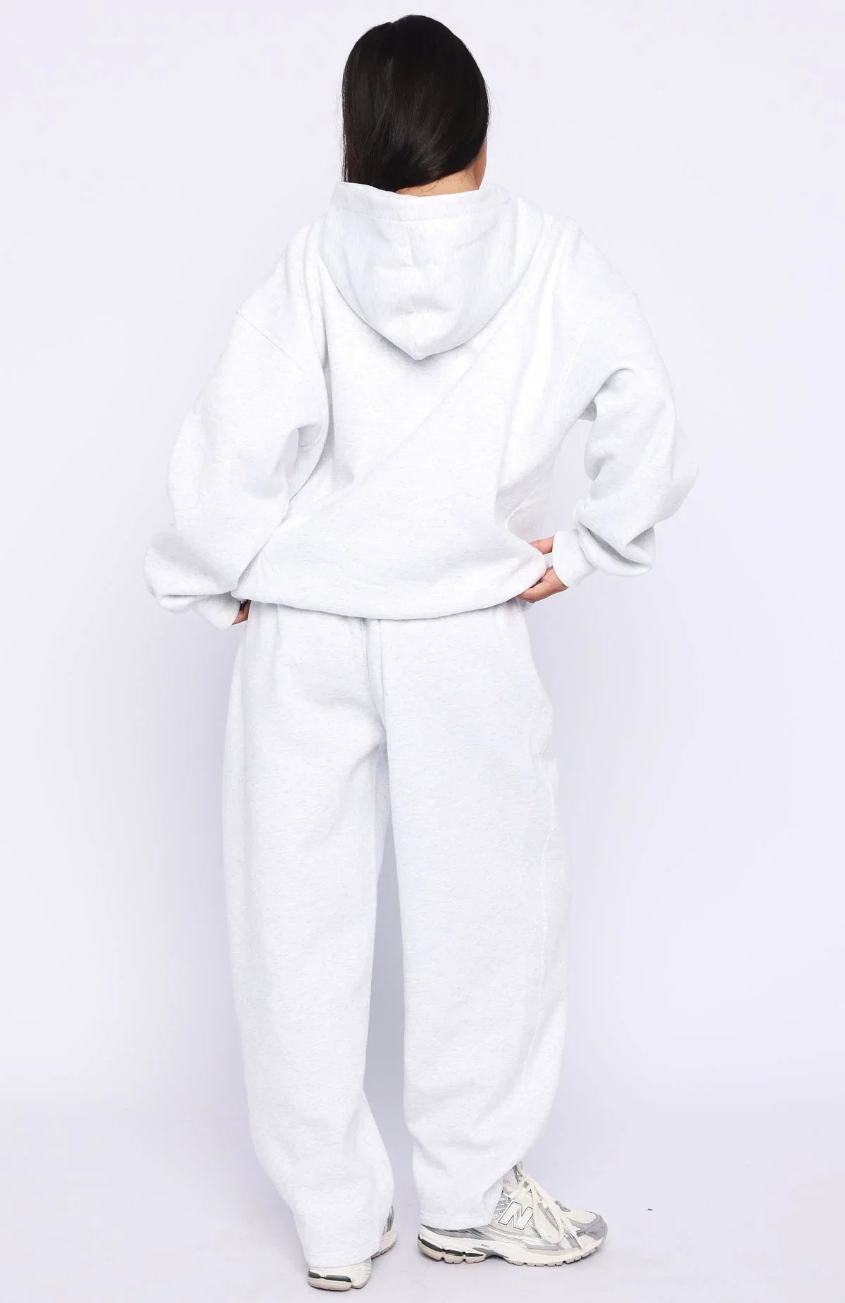 Know What You Want Barrel Leg Sweatpants Grey Marle