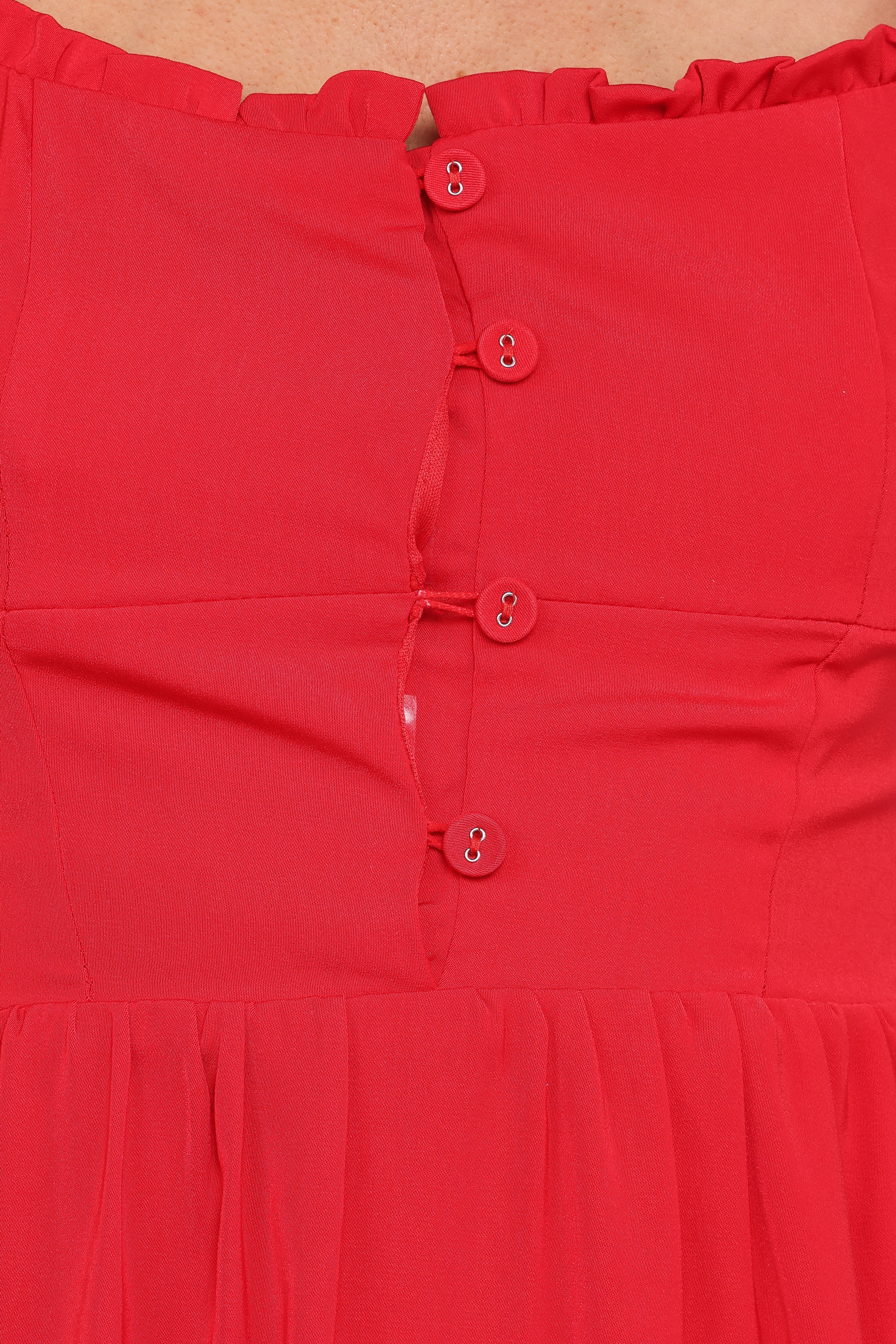 Melrose Midi Dress Red