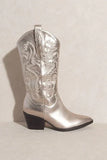 Amaya Cowboy Boot Champagne