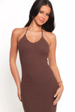 Darya Midi Dress Cocoa
