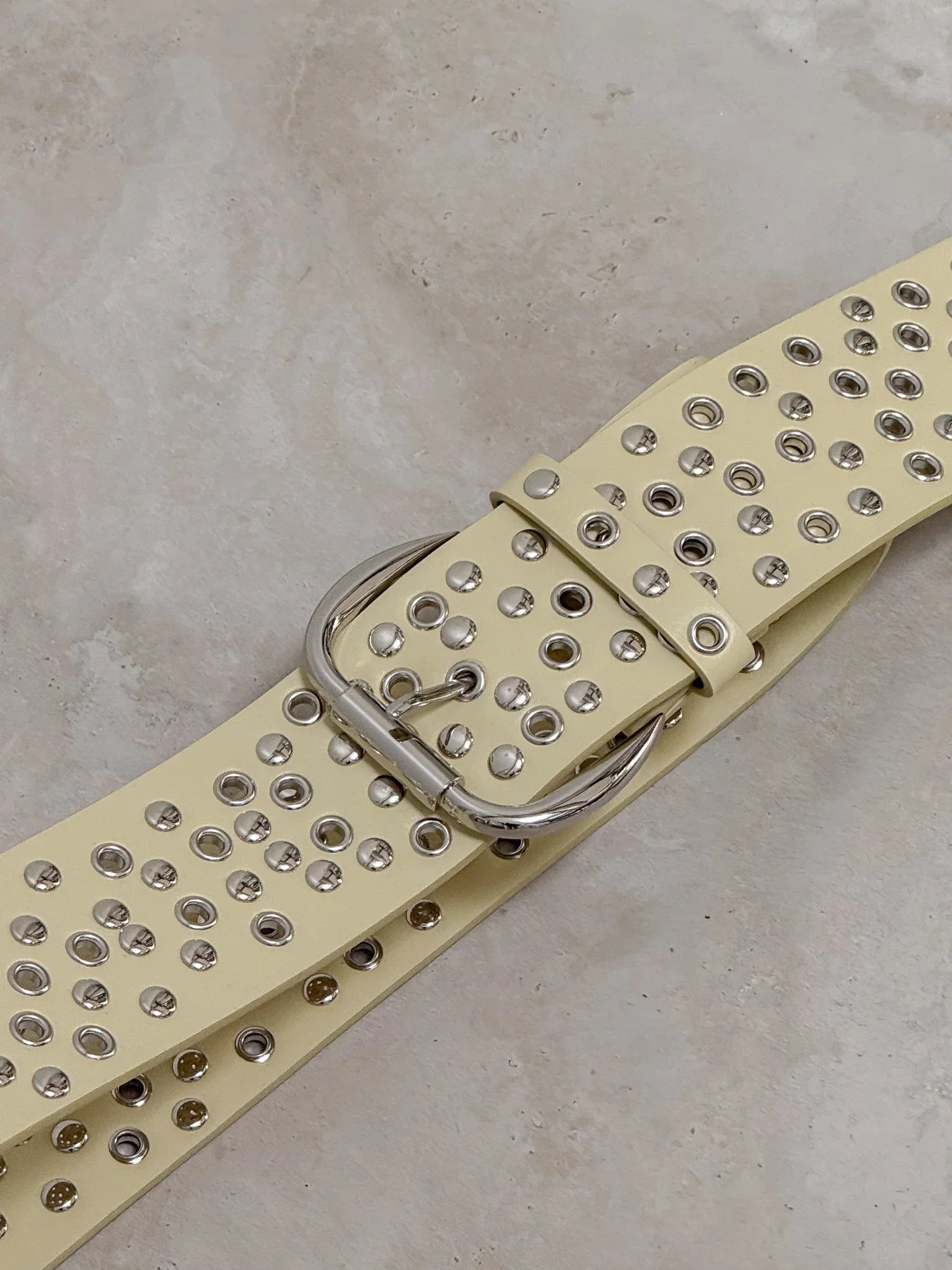 Toto Belt Blonde Silver
