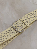 Toto Belt Blonde Silver
