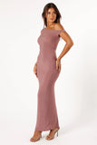 Sebastian Off Shoulder Maxi Dress Dusty Rose