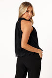 Tessa Halter Top Black