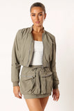 Freddie Two Piece Set Light Olive