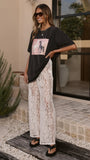 Avery Oversized Tee Washed Black