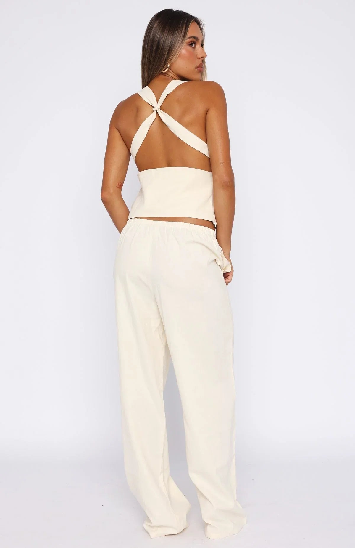 Take A Stance Pants Off White