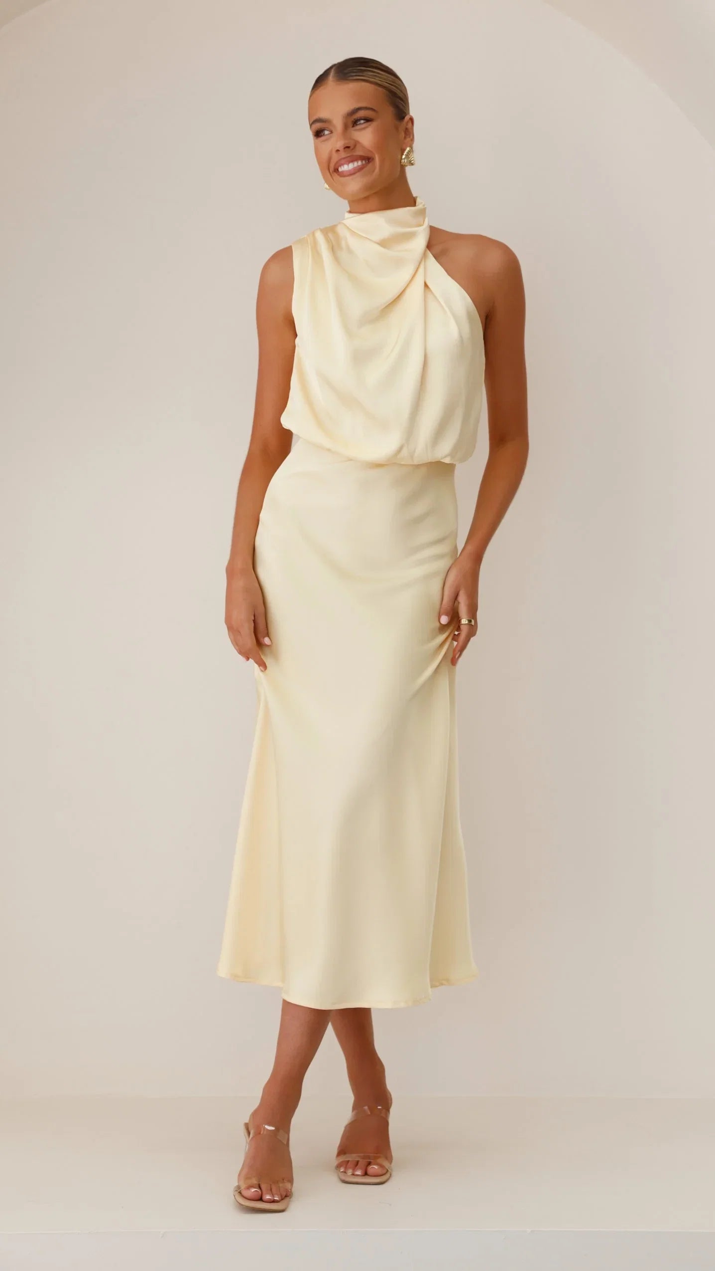Esther Maxi Dress Lemon