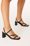 Hennie Block Heels Black