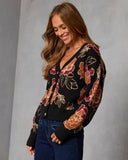 Paulino Printed Cardigan
