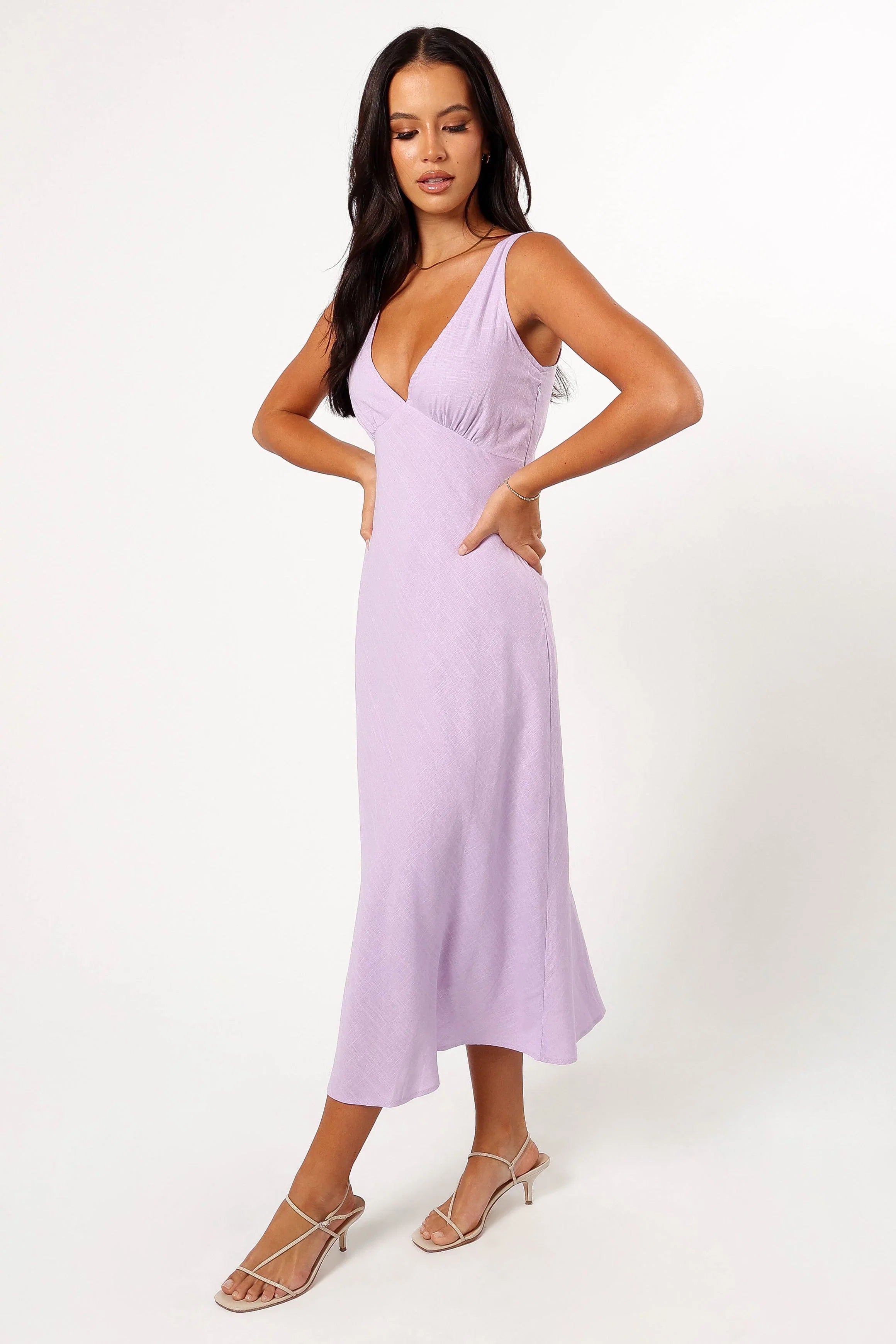 Shyla Midi Dress Lilac