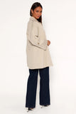 Stella Button Front Collar Jacket Taupe