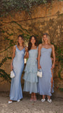 Kiyah Midi Dress Blue