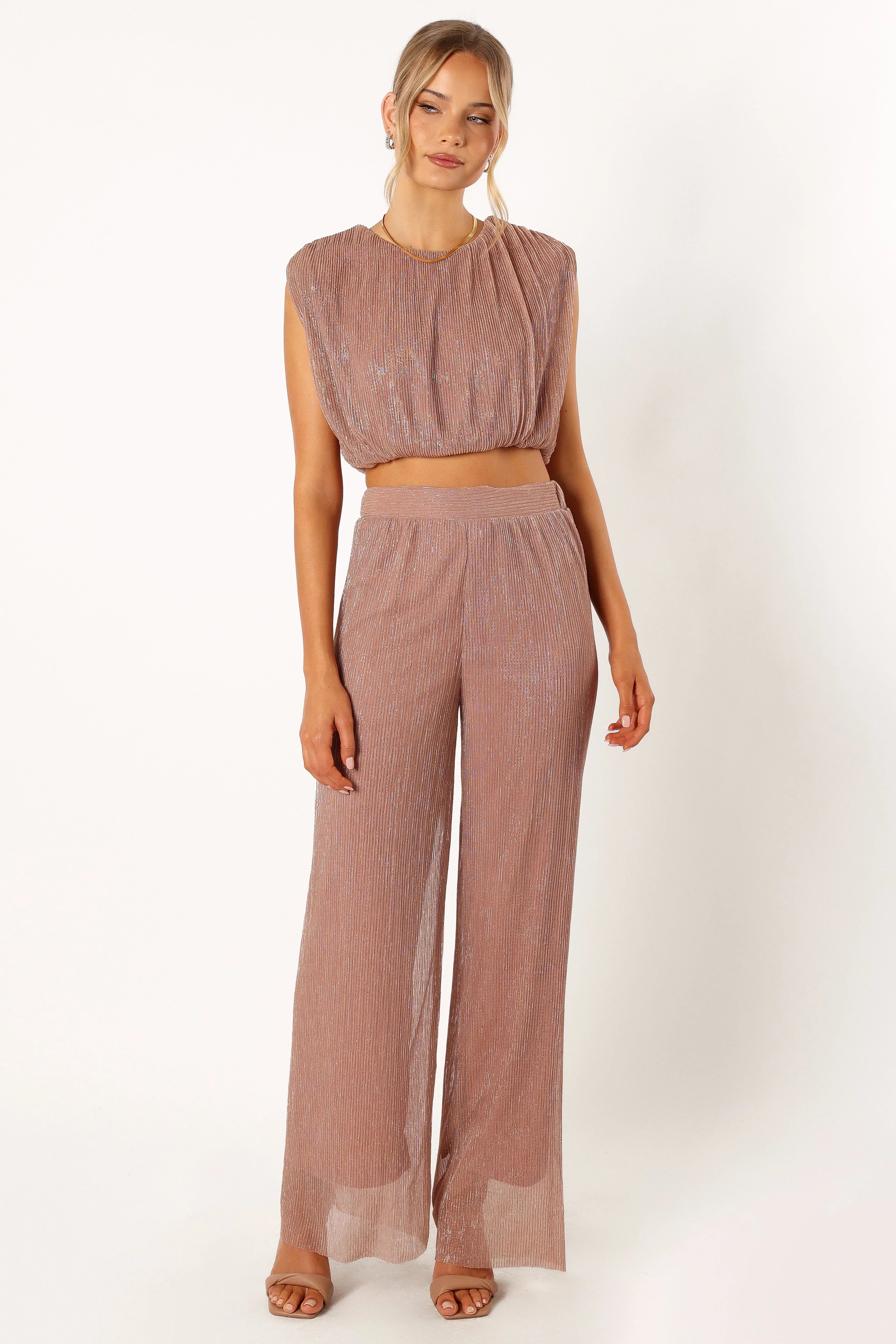 Alexia Two Piece Set Dusty Rose