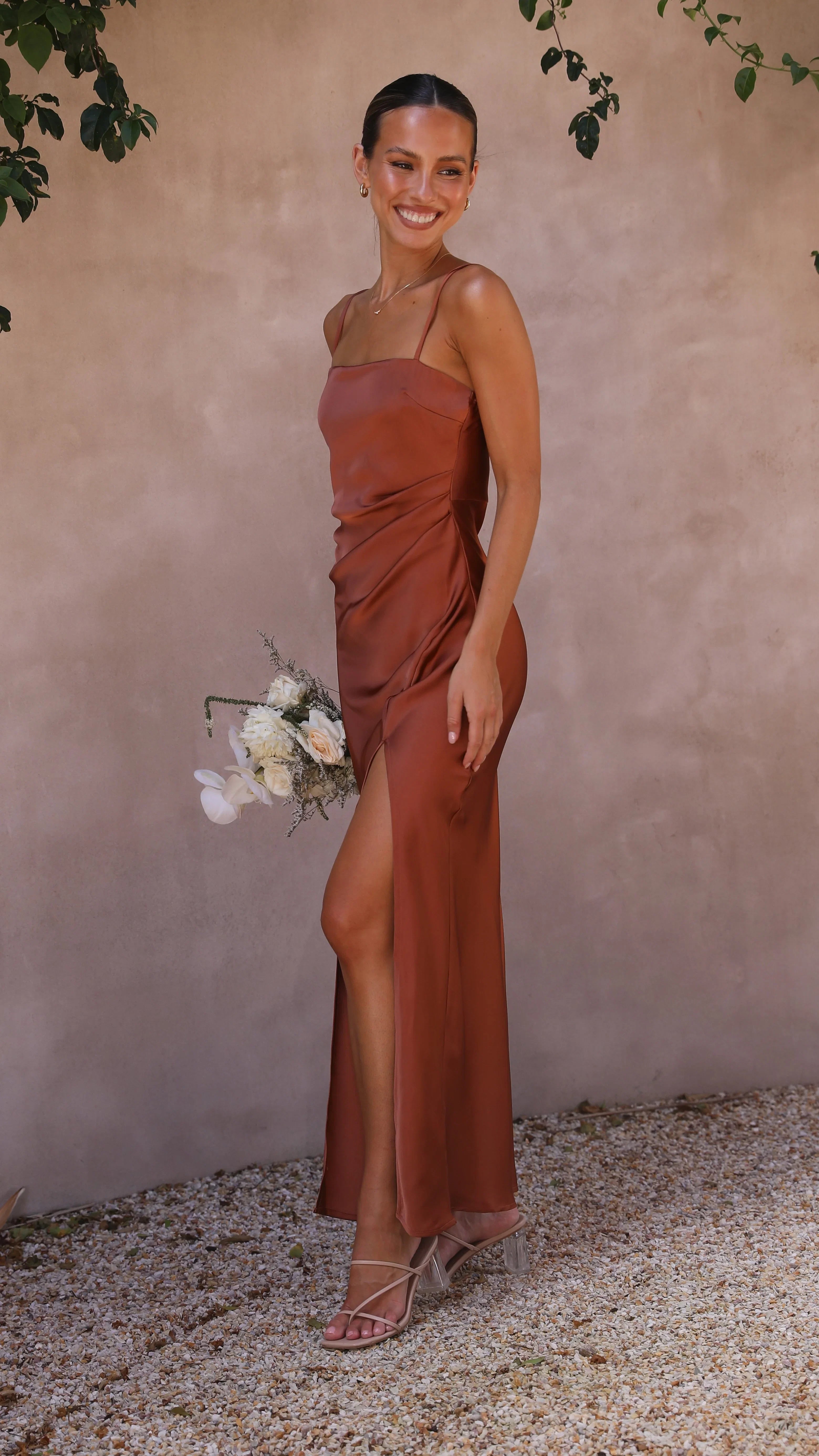 Ilana Maxi Dress Copper