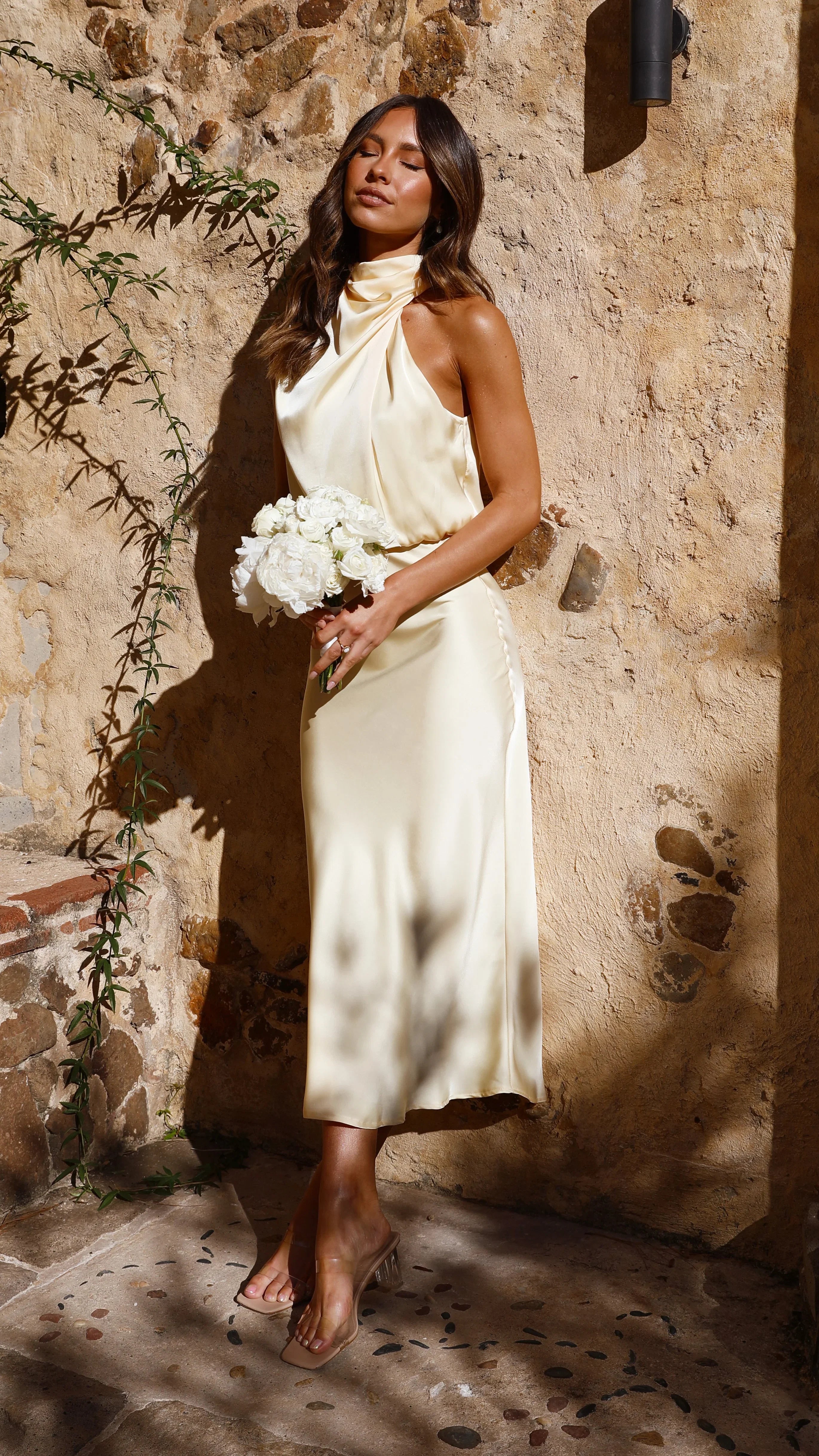 Esther Maxi Dress Lemon