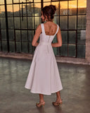 Dawn Notebook Belted Midi Dress