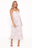 Minka Maxi Dress White Multi Floral