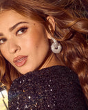 Lylah Rhinestone Embellished Earrings