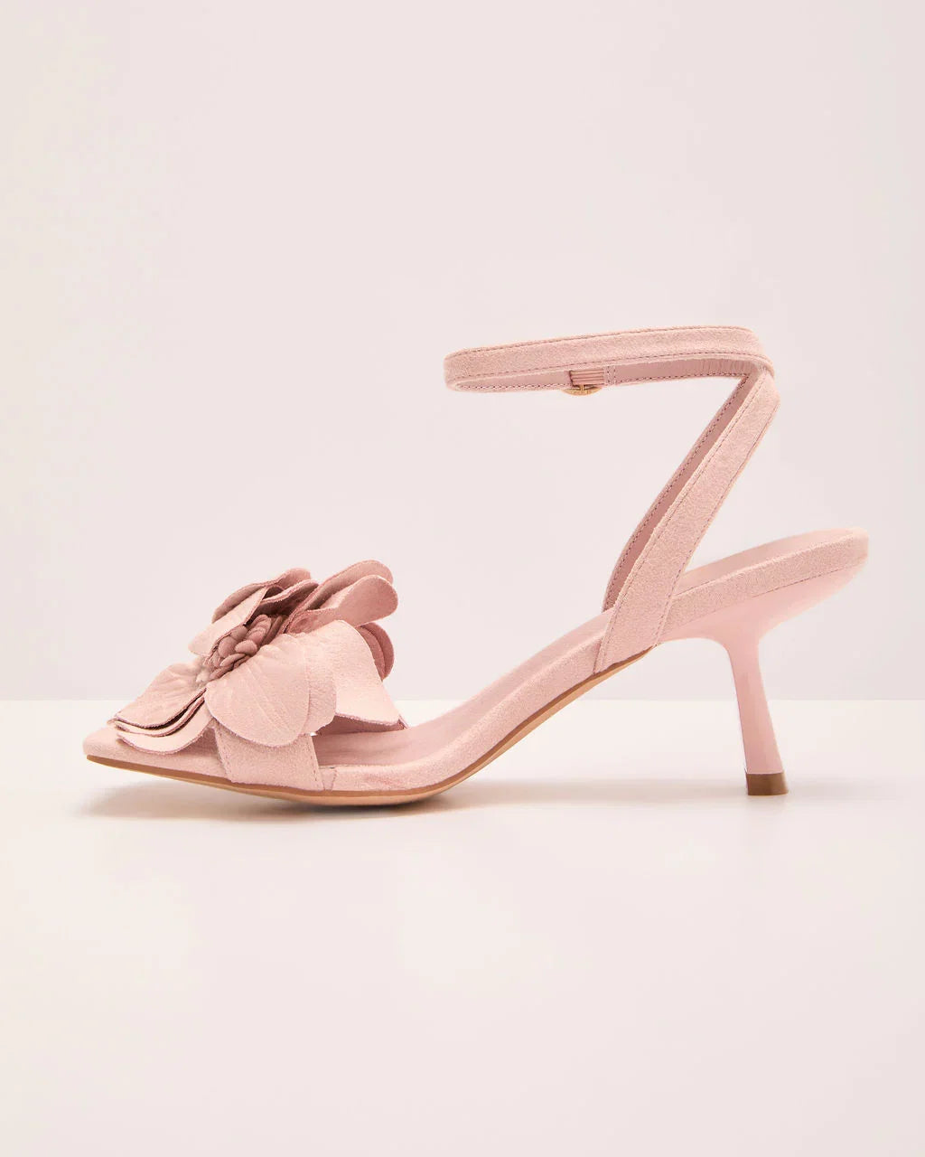 Island Petal Floral Applique Heels