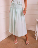 Floaty Grace Front Tie Maxi Skirt