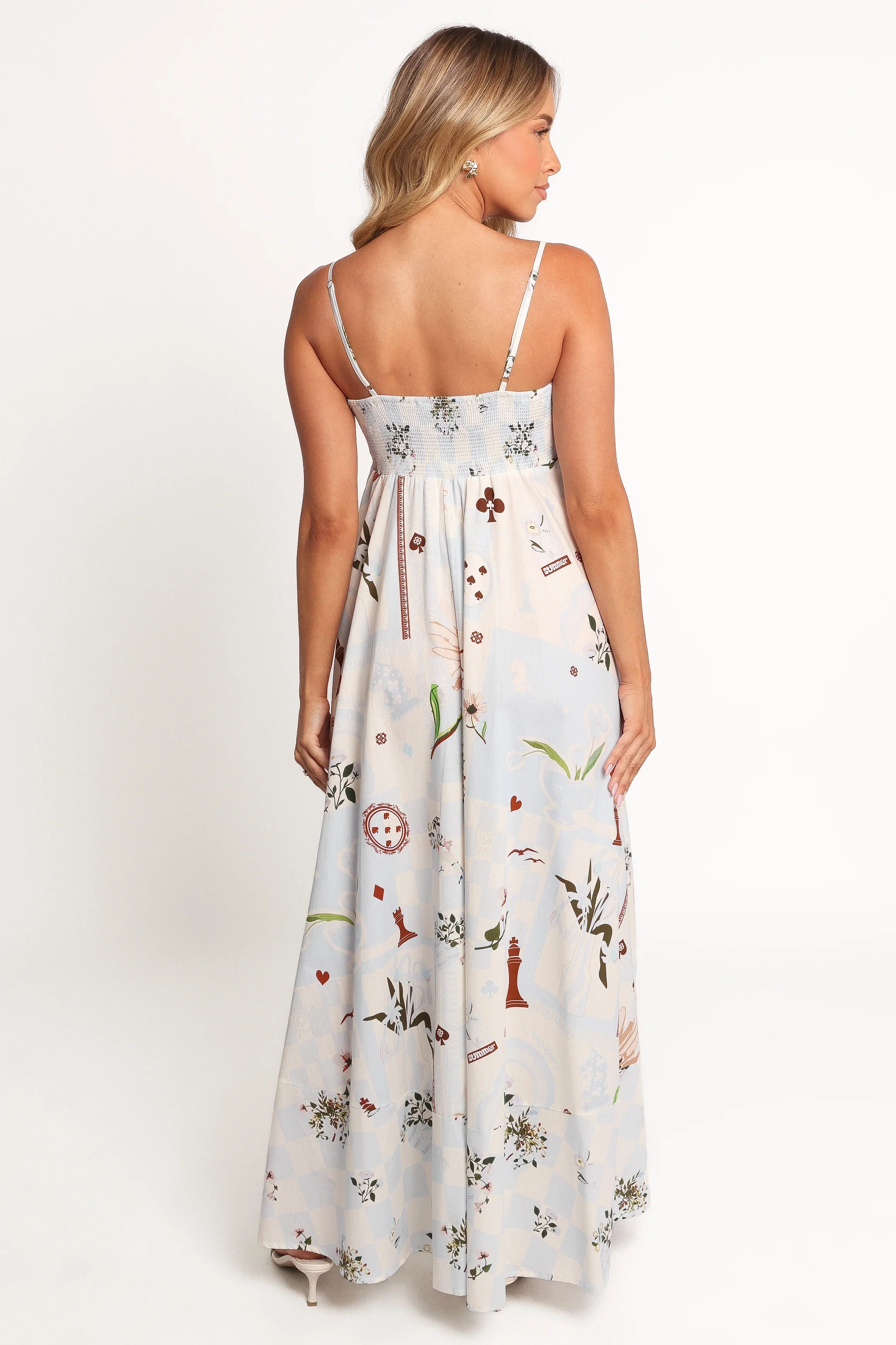 Emmeline Maxi Dress Blue Floral