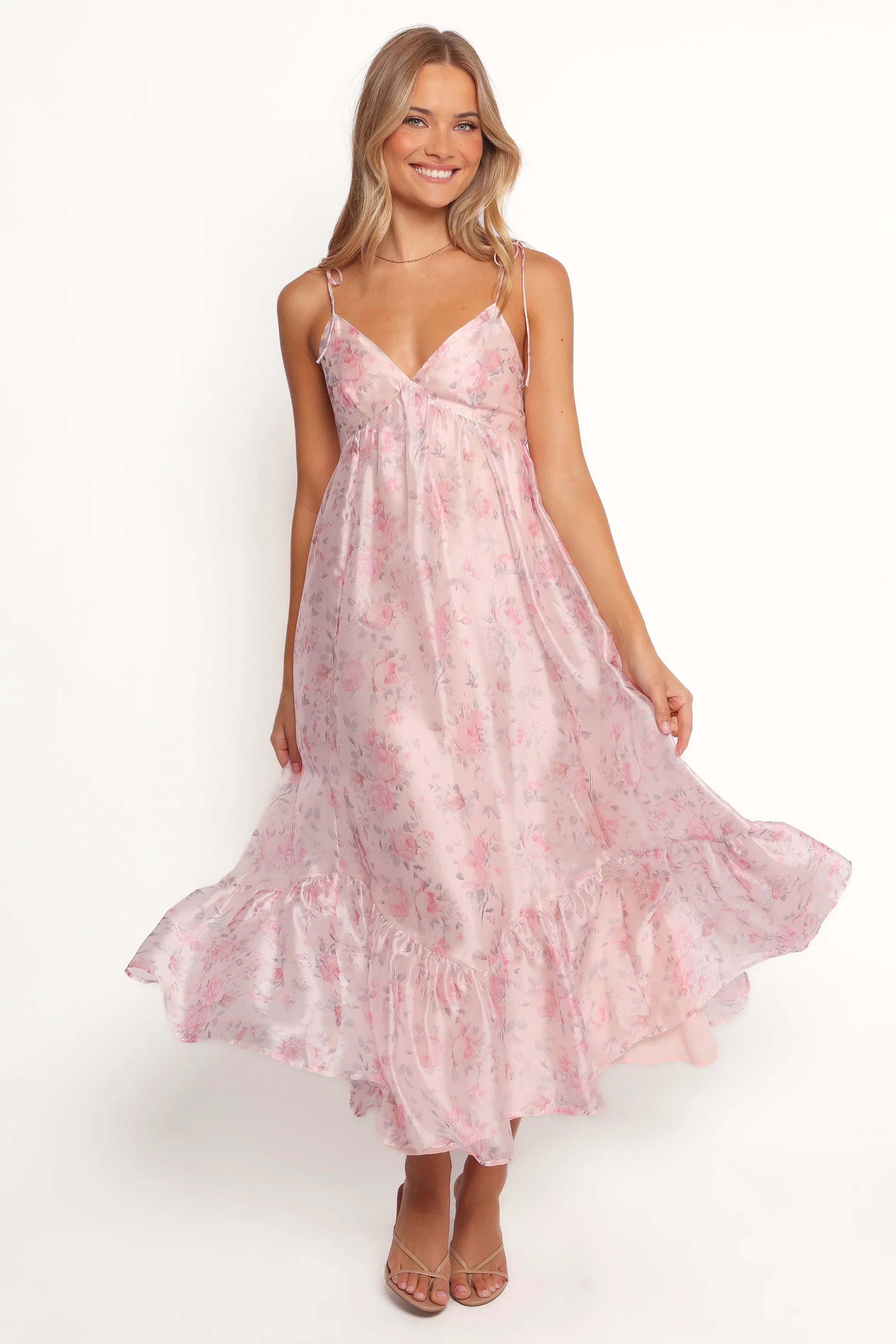 Xanthe Maxi Dress Pink Floral