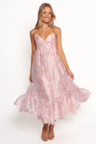 Xanthe Maxi Dress Pink Floral