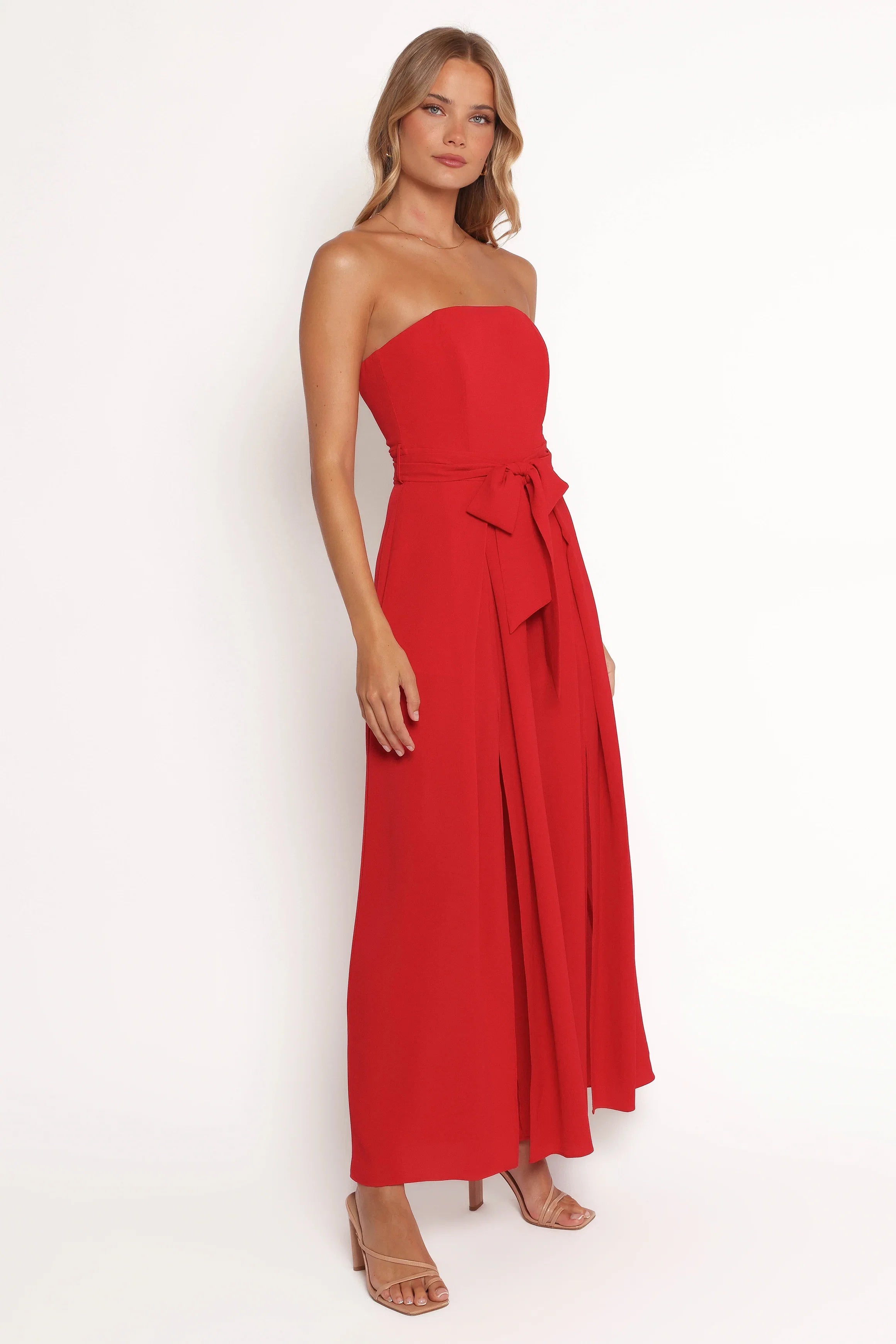 Chanellie Jumpsuit Red