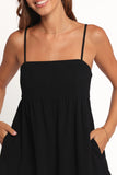 Quinley Romper Black