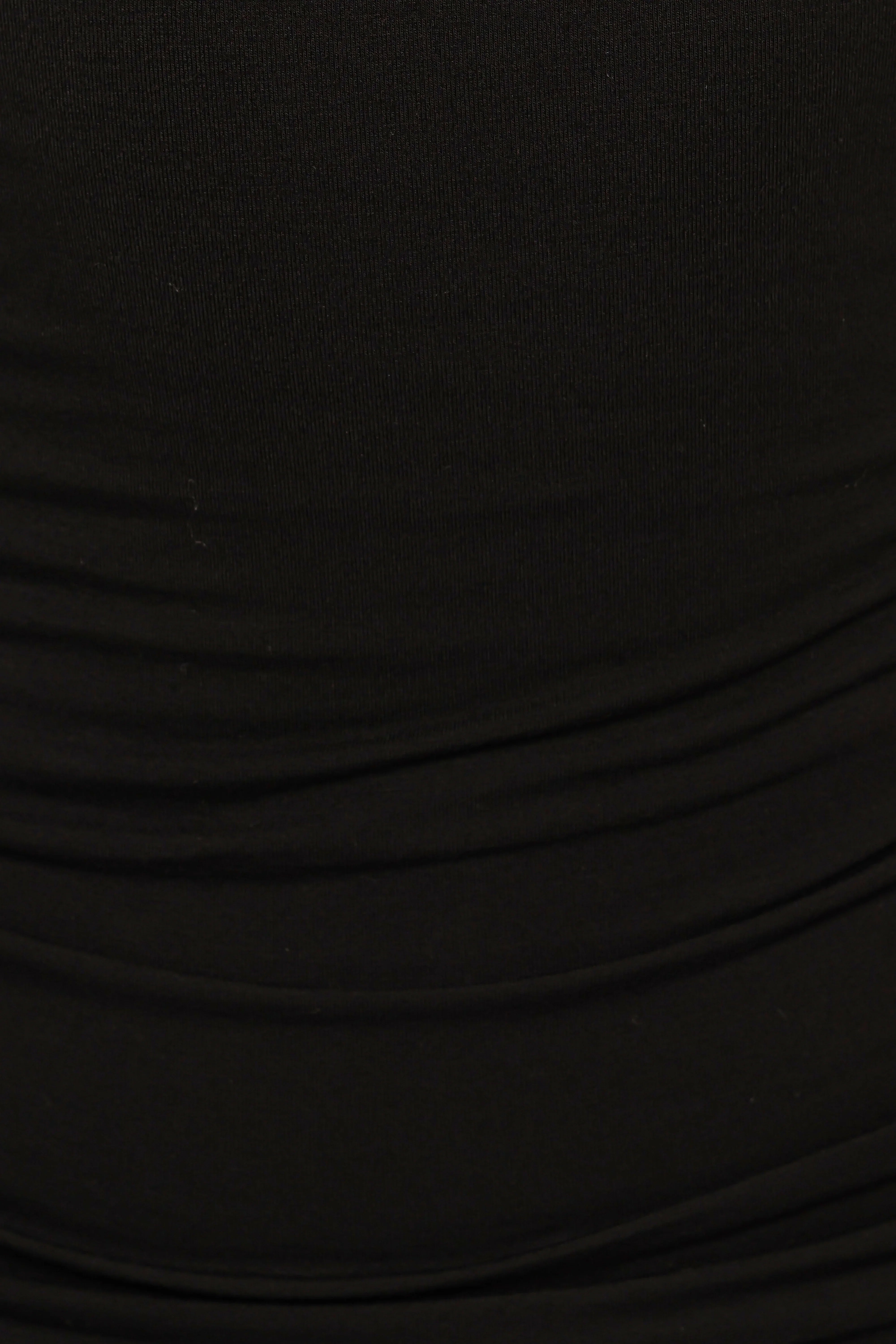 Lainey Twist Knit Top Black