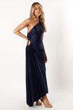 Kleo One Shoulder Maxi Dress Navy