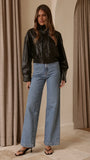 Hugo Funnel Neck Jacket Black