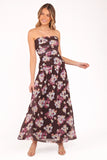 Calypso Maxi Dress Purple Floral