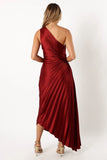 Kleo One Shoulder Maxi Dress Merlot