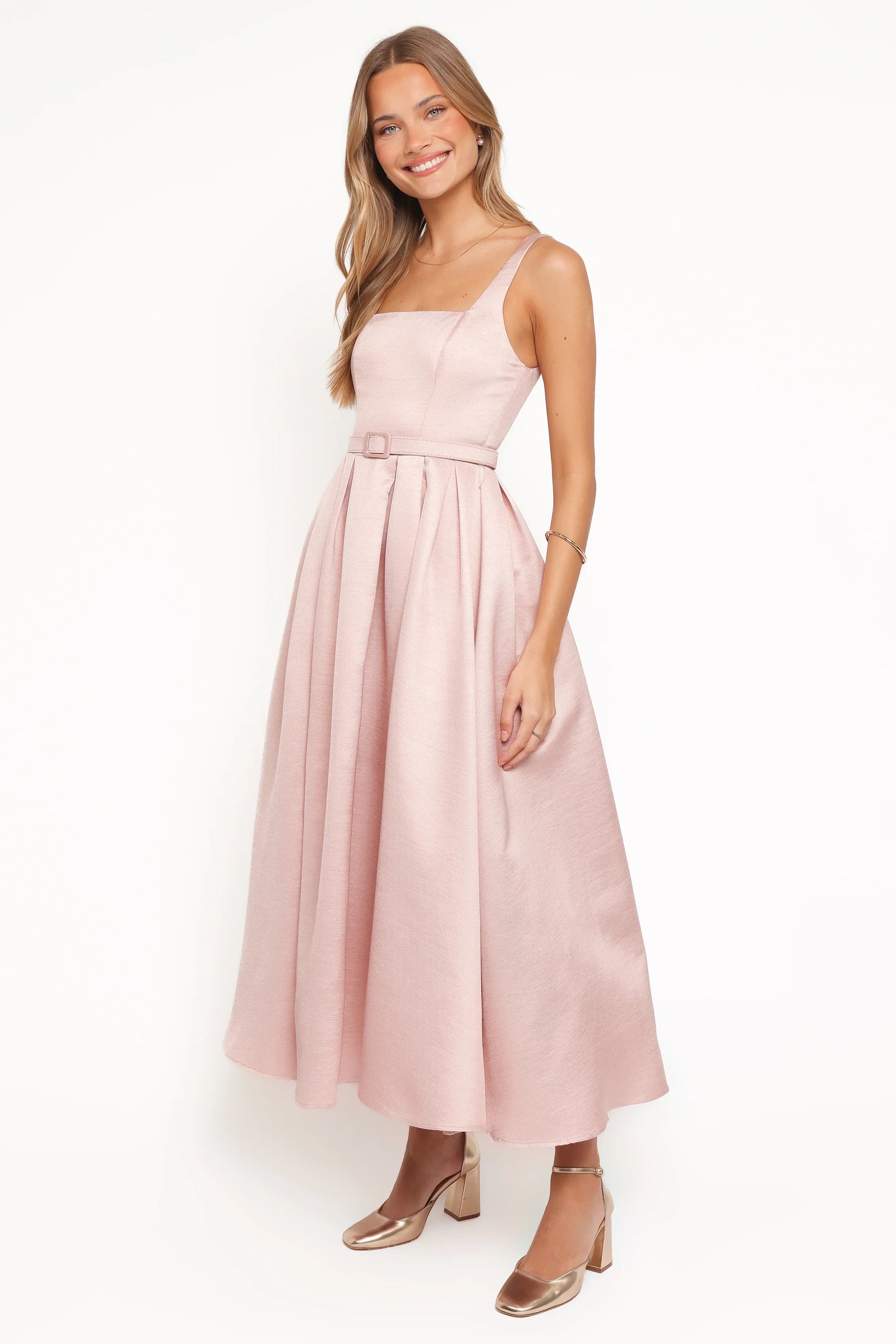 Augustine Midi Dress Dusty Pink