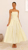 Lola Maxi Dress Yellow