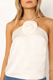 Pai Rosette Top Ivory