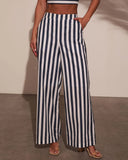 Liberty Lane Striped Wide Leg Pants