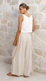 Persephone Crop Top White