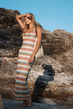 Sommer Midi Dress Multi Stripe