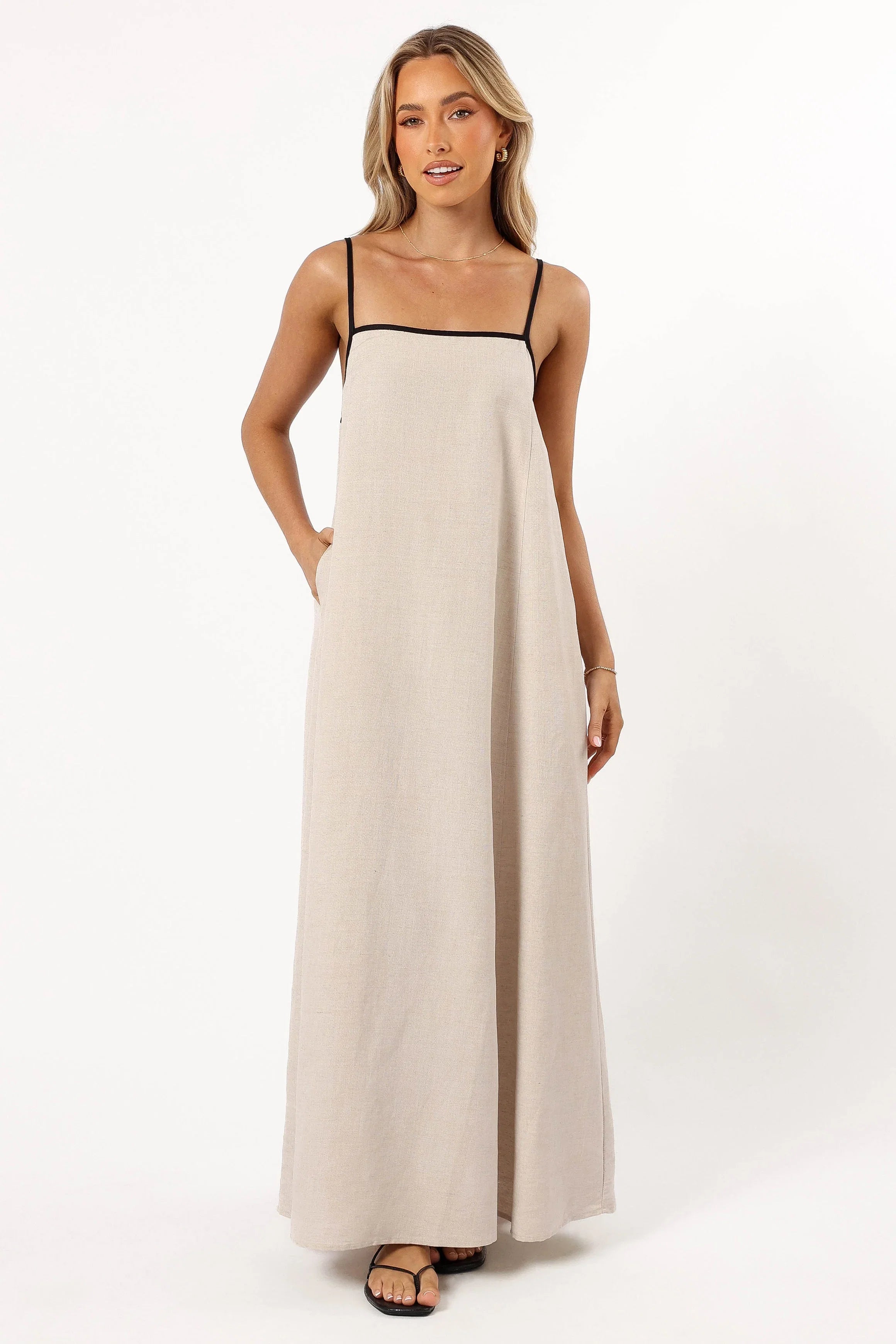 Elliana Maxi Dress Beige